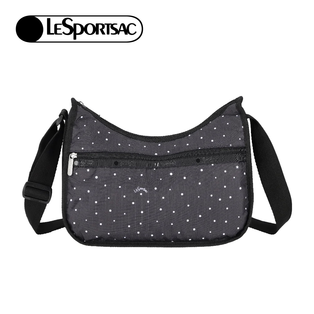 Lesportsac Classic Hobo 經典斜背包 側背包 旅用通勤包 送禮 禮物 推薦 女包(俏皮圓點)  , , large