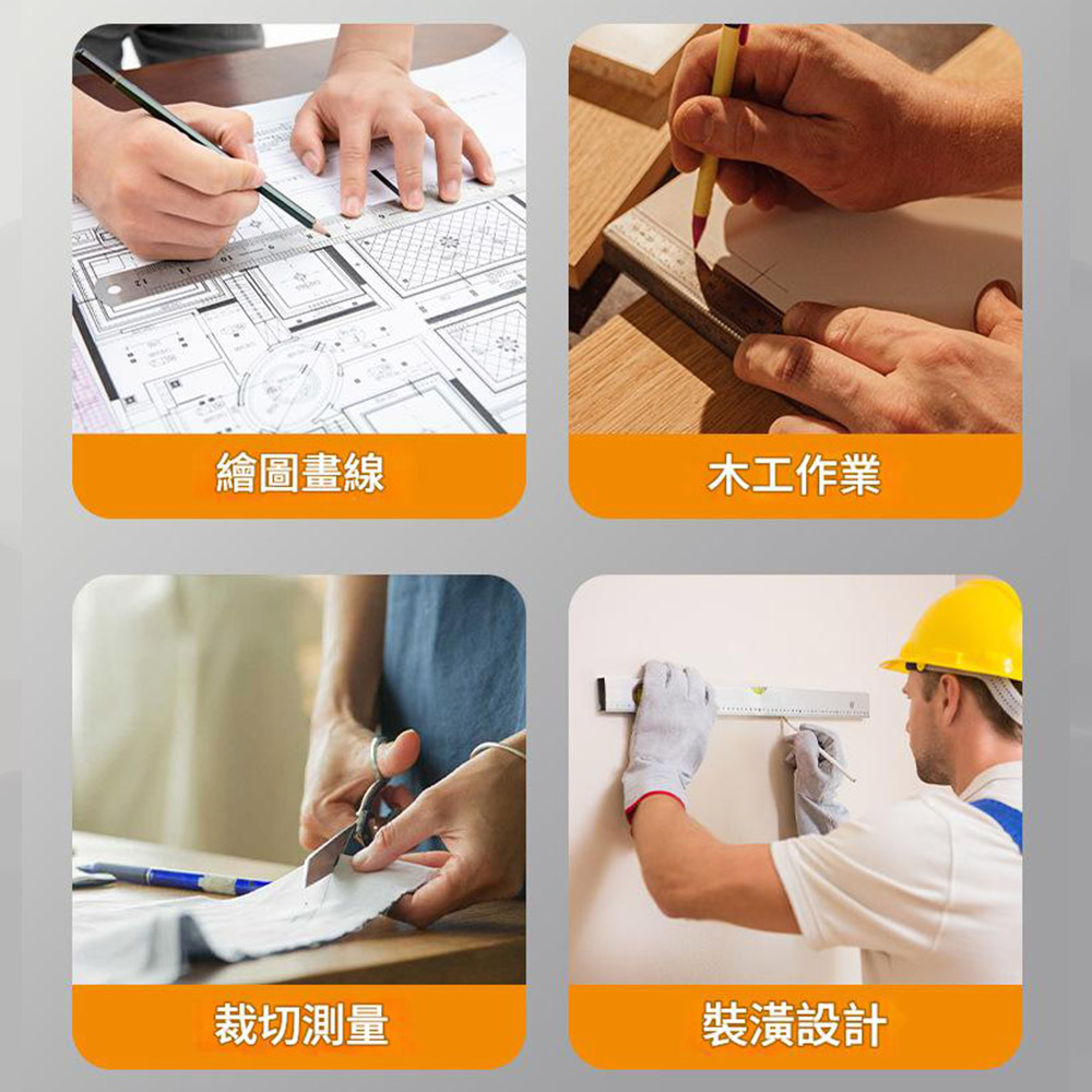 不鏽鋼木工角尺500*250mm(厚1.2mm)-雙面公制, , large