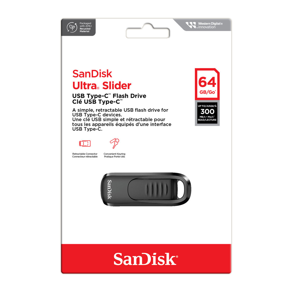 【SanDisk】Ultra Slider CZ480 64G USB Type-C 隨身碟, , large