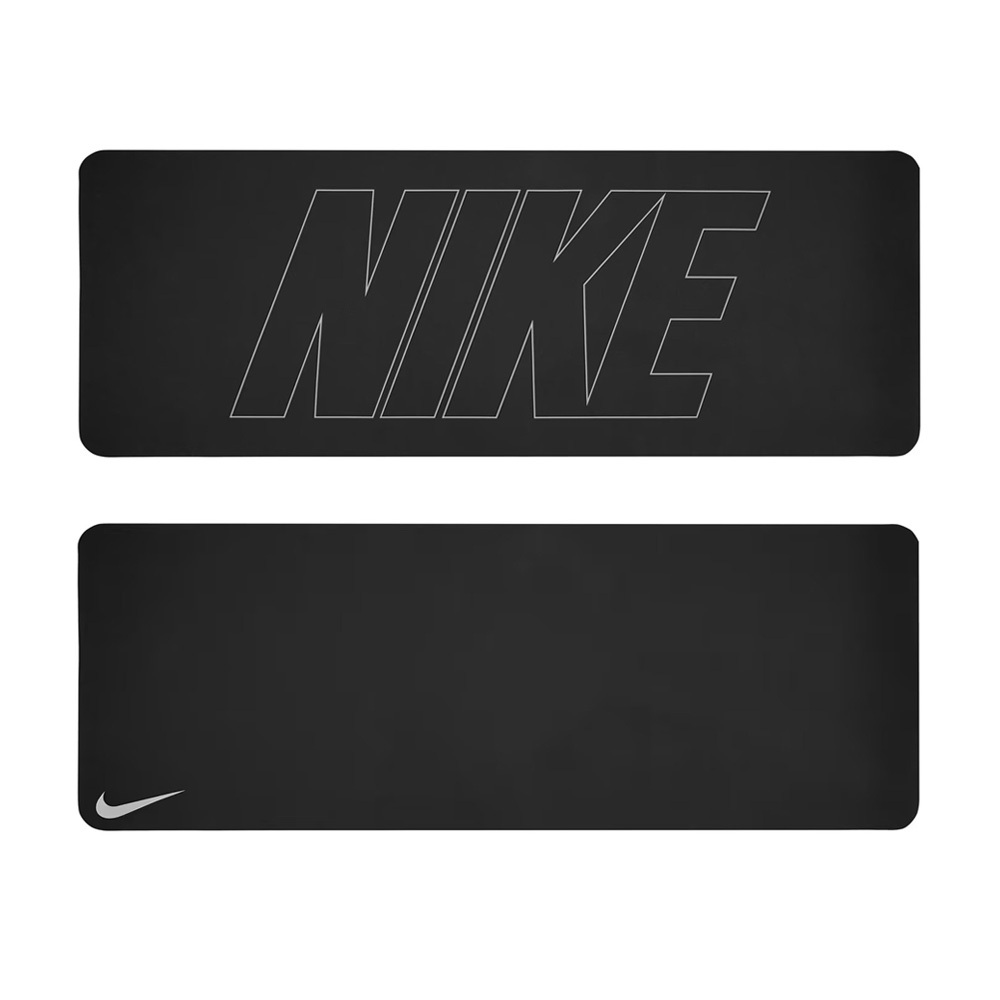 NIKE YOGA MAT 雙面瑜珈墊 4MM 隔音墊 訓練墊 運動墊 雙面可用 輕巧 便攜 穩定 止滑 黑 藕紅 粉橘, , large