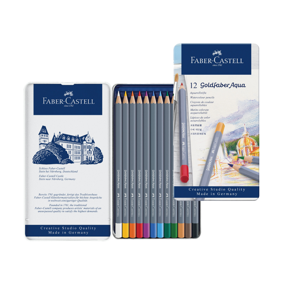 【Faber-Castell】輝柏 GOLDFABER水性色鉛筆 12色 / 盒 114612, , large