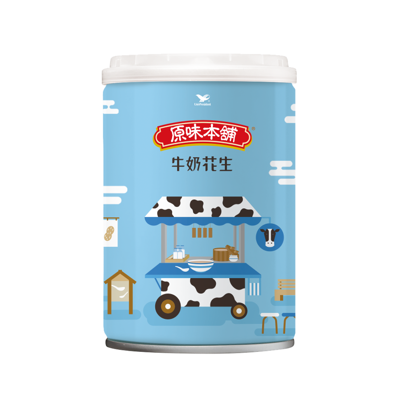 原味本舖牛奶花生CAN255g, , large