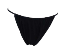 QXHEE.T. 台灣製．性感細帶高腰小細丁褲QX-M08b 象牙白-L, , large