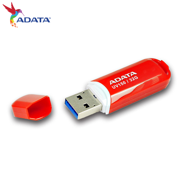 【ADATA 威剛】UV150 32G 紅色 USB 3.2 Gen 1 高速 隨身碟, , large