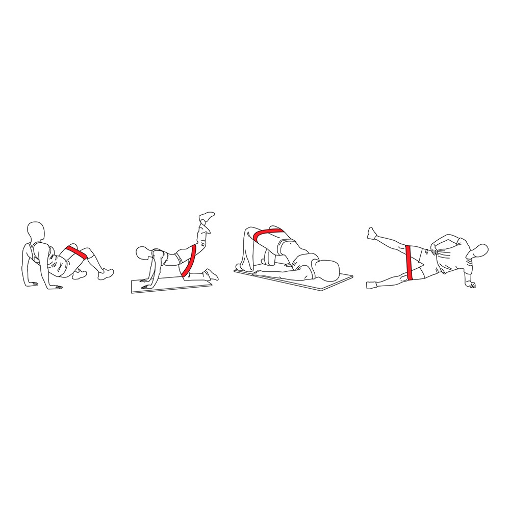 ADIDAS Training 愛迪達 編織訓練彈力帶 彈力帶 下半身鍛煉 重量訓練 輕量級 中量級 ADTB-1070, , large