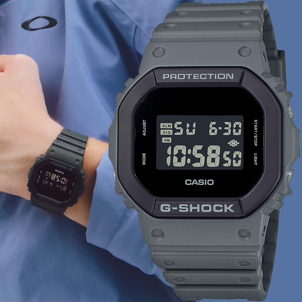 CASIO 卡西歐 G-SHOCK 運動風手錶 DW-5610UU-8, , large