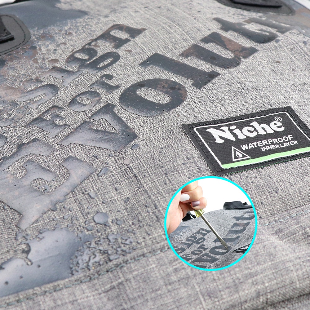 【Niche 樂奇】翻蓋防水後背包 機能防水背包 書包 N-5203, , large