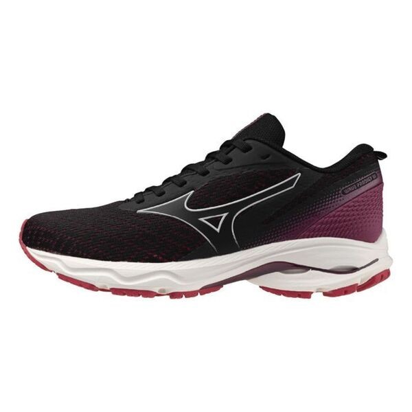 Mizuno Wave Prodigy 6 女 慢跑鞋 運動 休閒 緩衝 耐磨 美津濃 黑紅 [J1GD241022], , large