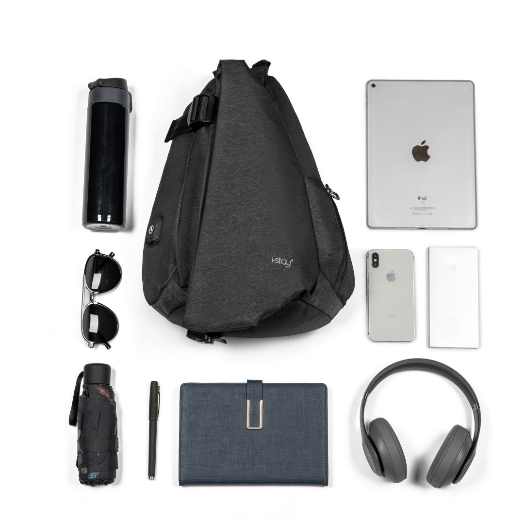 I-Stay 13.6" Laptop/Tablet Expandable Backpack, , large