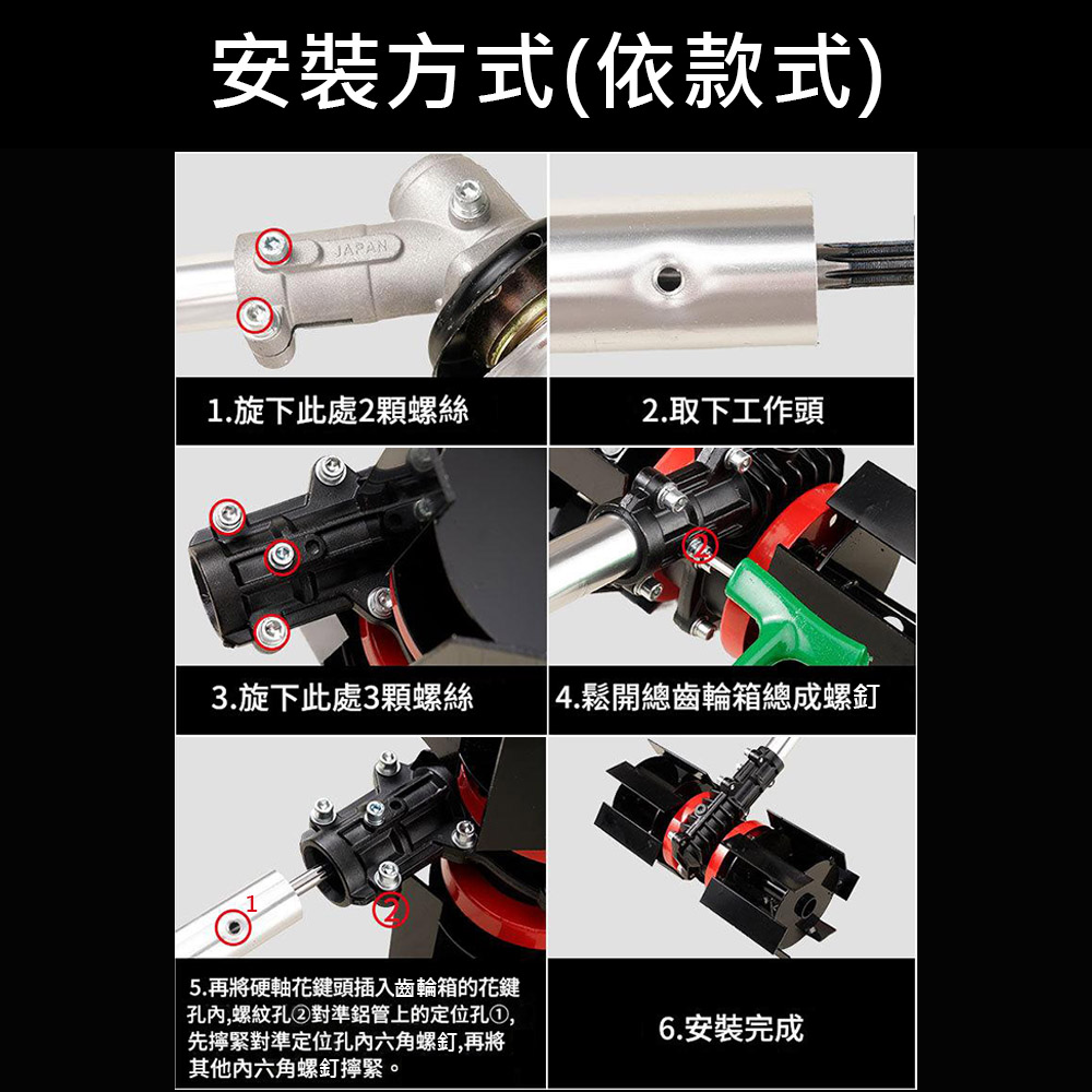 小型鬆土機配件-鬆土輪26x7齒, , large