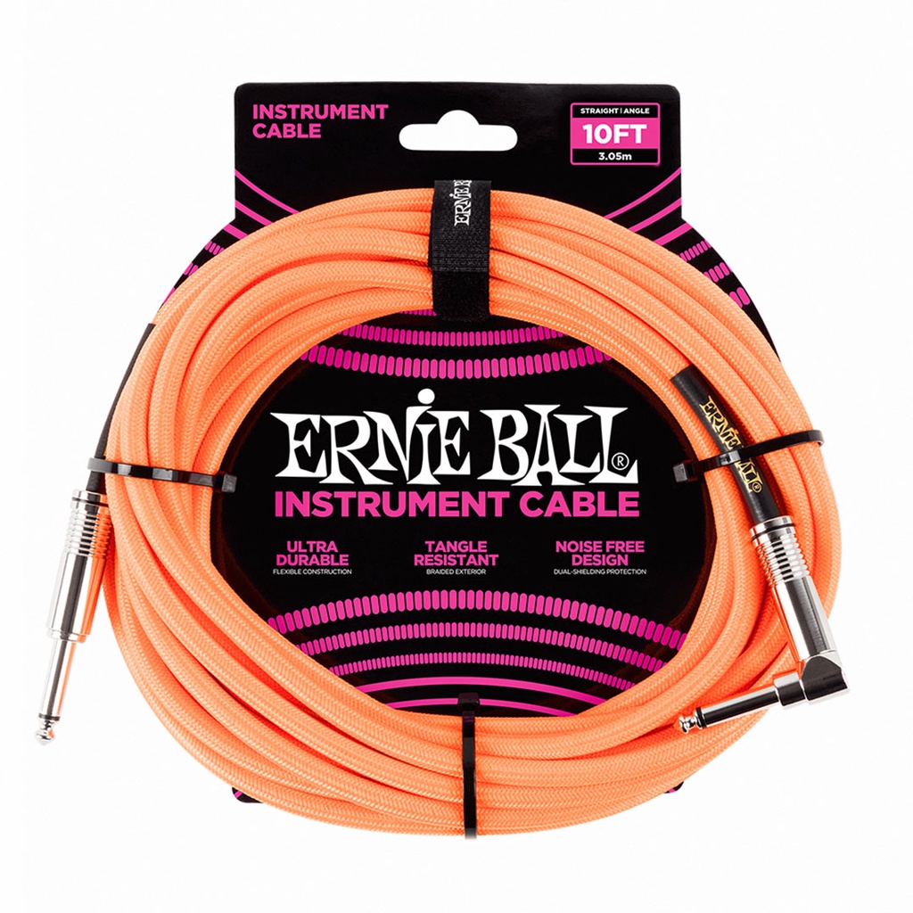 ERNIE BALL CABLE BRAIDED SA IL頭 3米 多色款【敦煌樂器】, , large