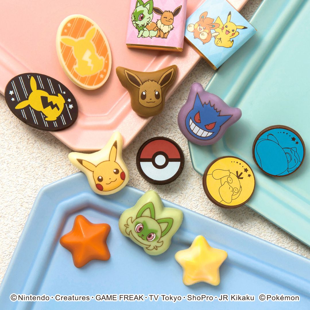 【Shofuuya】Valentine&rsquo;s Day Limited Pok&eacute;mon Shaped Chocolate Gift Box (15 pcs), , large