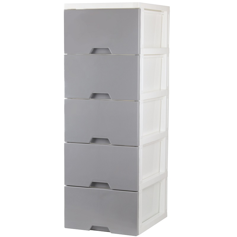 5 Layers Drawer Cabinet, 灰色, large