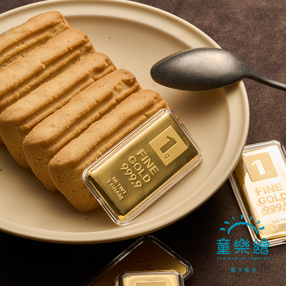 【童樂繪金飾】黃金9999純金 1克 1g金條 幸運星LuckyStar (一公克金塊 投資/收藏/保值), , large
