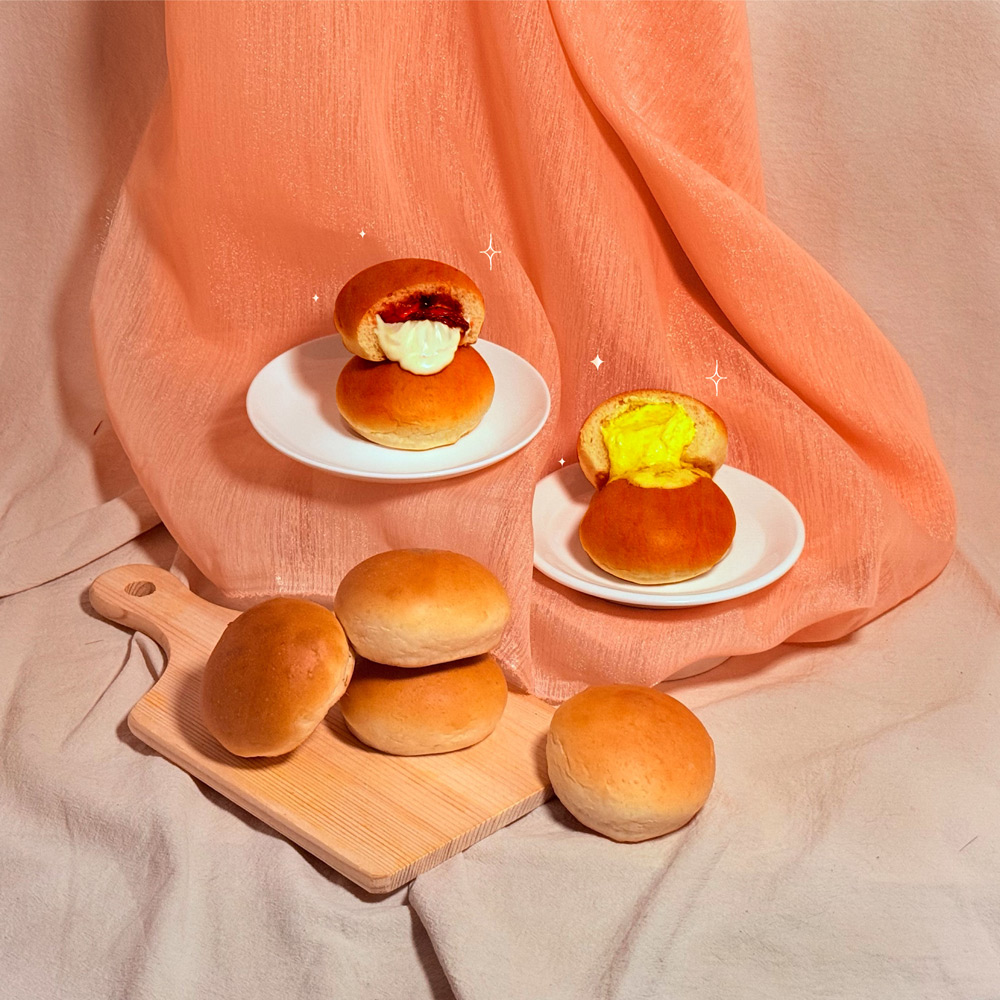 【巴特里】主廚餐包 切達玉米X雙餡草莓 雙口味綜合組, , large