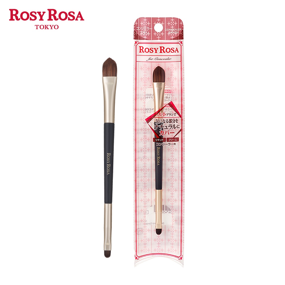 【千康購物網】ROSY ROSA 不留刷痕雙頭遮瑕刷 1入, , large