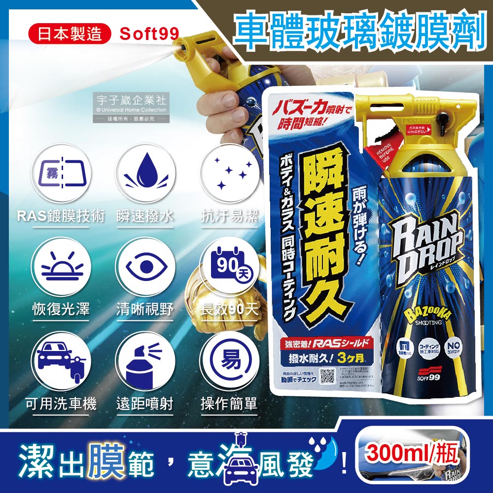 Soft99 W310 Rain Drop Car Coating 300ml