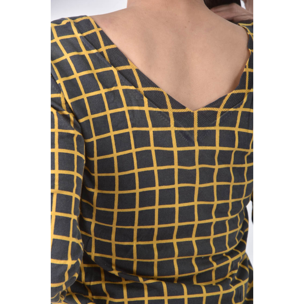 (M) 純棉黃色長袖上衣二手衣, , large