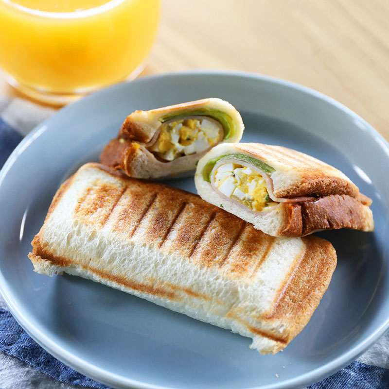 MICROWAVE OVEN GRILL HOT SANDWICH MAKER, , large