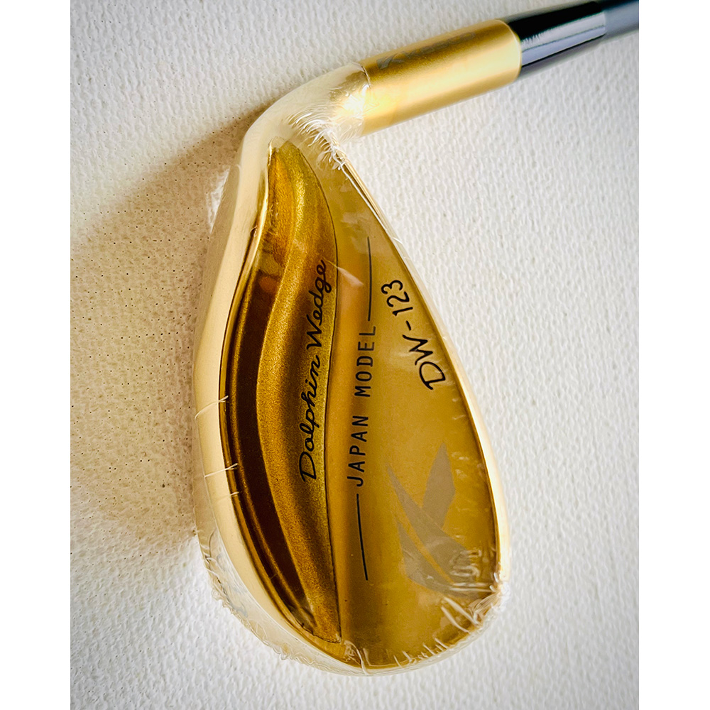 Kasco DW-123 金色閃亮海豚楔形挖起桿 碳纖維桿身 新發行