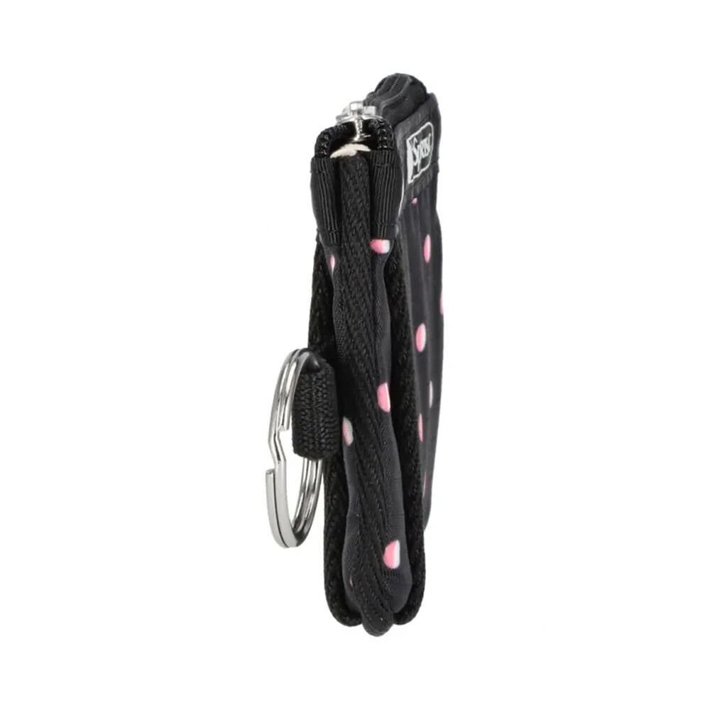 |快速出貨|Lesportsac Key Card Holder 卡片零錢包 送禮-粉色點滴, , large