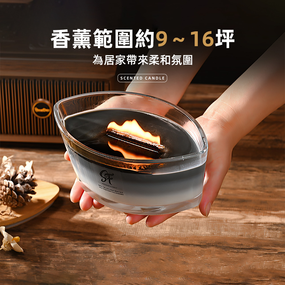 【上手家居】白噪音香氛蠟燭禮盒 苔綠初醒(香薰蠟燭/芳香蠟燭/精油蠟燭/蠟燭香氛), , large