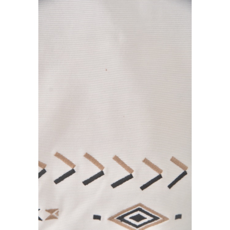 (L) mayson grey質感刺繡杏色長袖上衣二手衣, , large