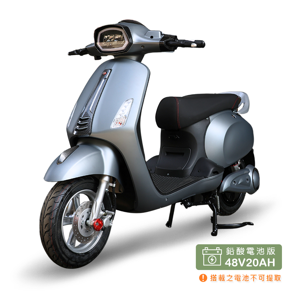 【向銓】 Mini Hero 微型電動二輪車 PEG-082 /鑛達 小偉士 消光灰 (鉛酸電池版/電動自行車), , large