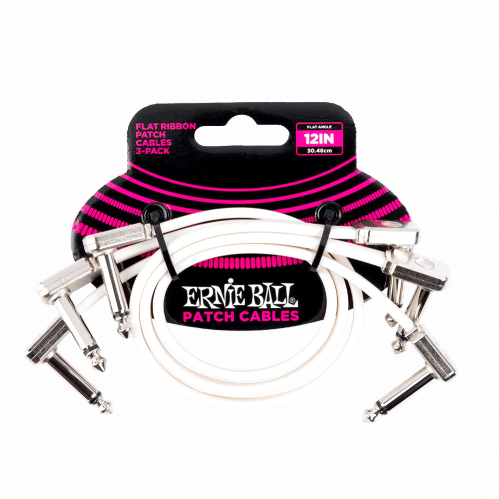 ERNIE BALL 12' Cable 3Pcs 短導線一組三條 30.48公分【敦煌樂器】, , large