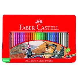 FABER-CASTELL輝柏 紅色系 油性彩色鉛筆-36色(115846)