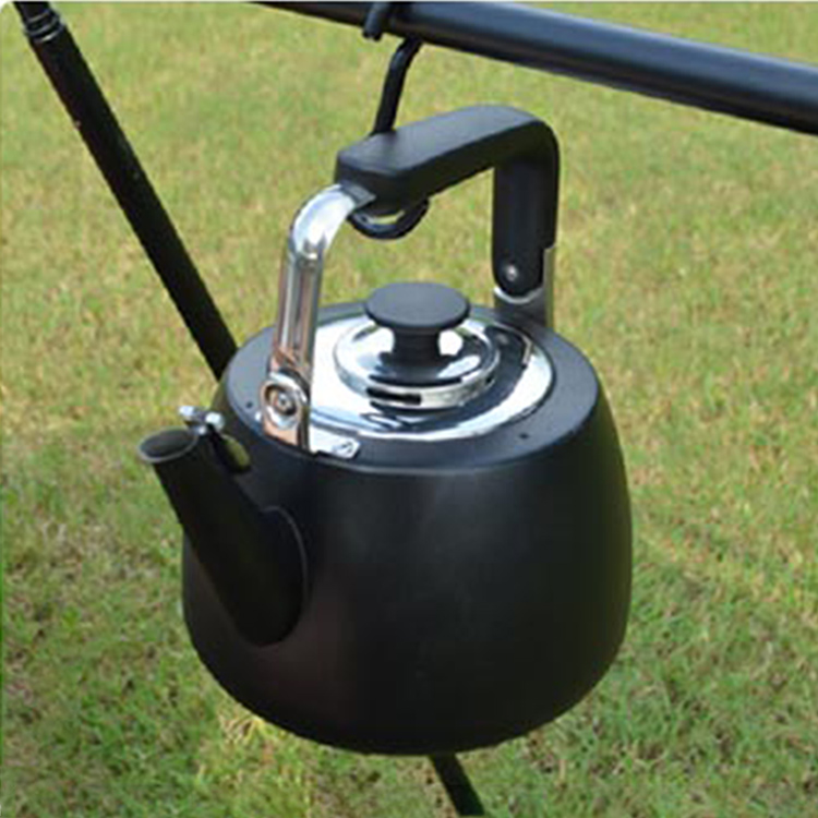 仙德曼露營304不鏽鋼風琴壺-2.0L-黑色-2支, , large