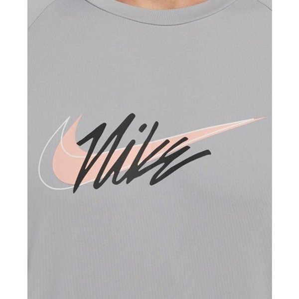 NIKE SCRIPT LOGO 成人男性短袖防曬衣 抗UV DRI-FIT 運動上衣 NESSC653 【樂買網】, 458 相片藍,M, large