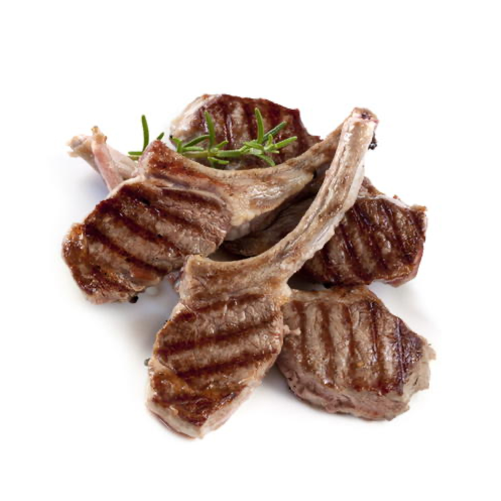 New Zealand Frenched 8-Bone Lamb Rack, , large