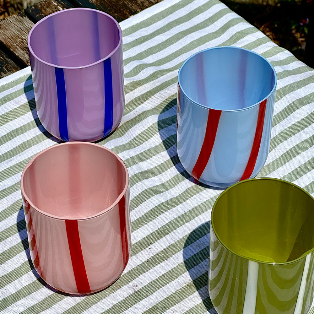 Atina Glassware-green, , large