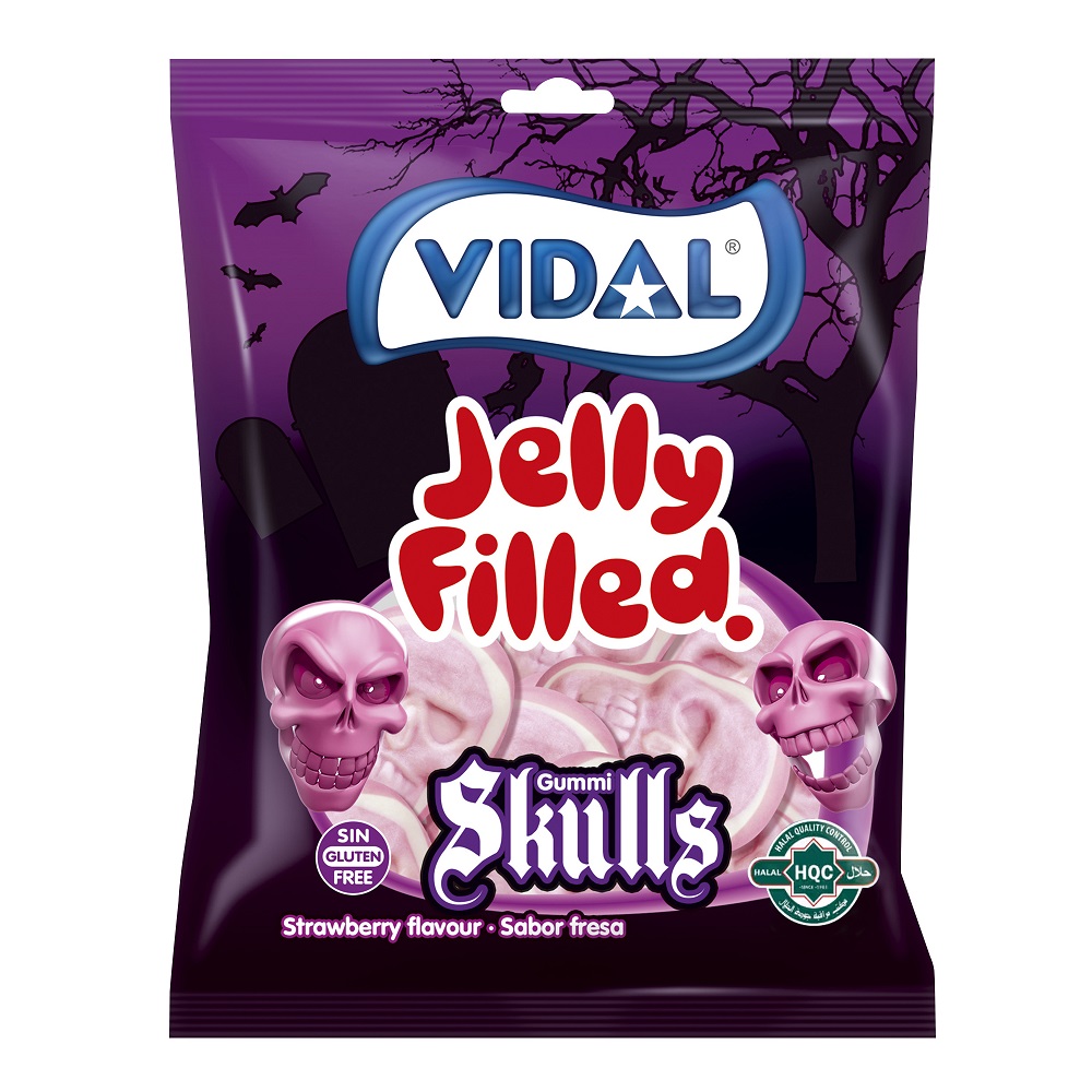 VIDAL維多寶萬聖節骷髏頭造型軟糖, , large