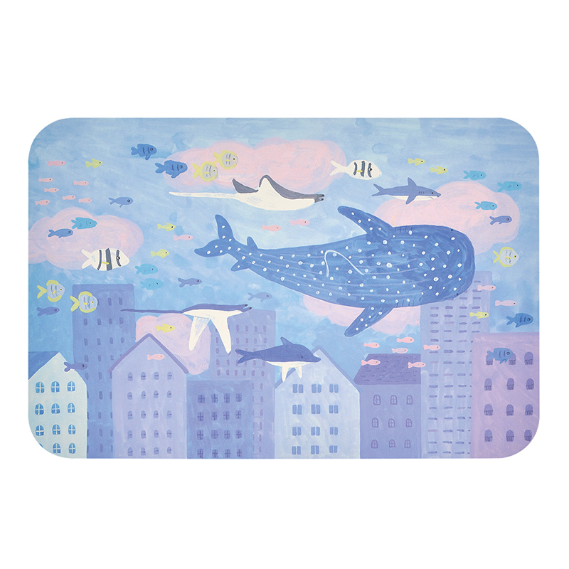 【Monster】 Soft Diatomaceous Earth Absorbent Mat &ndash; Awen Collection (60x40cm) &ndash; A Sky No One Knows