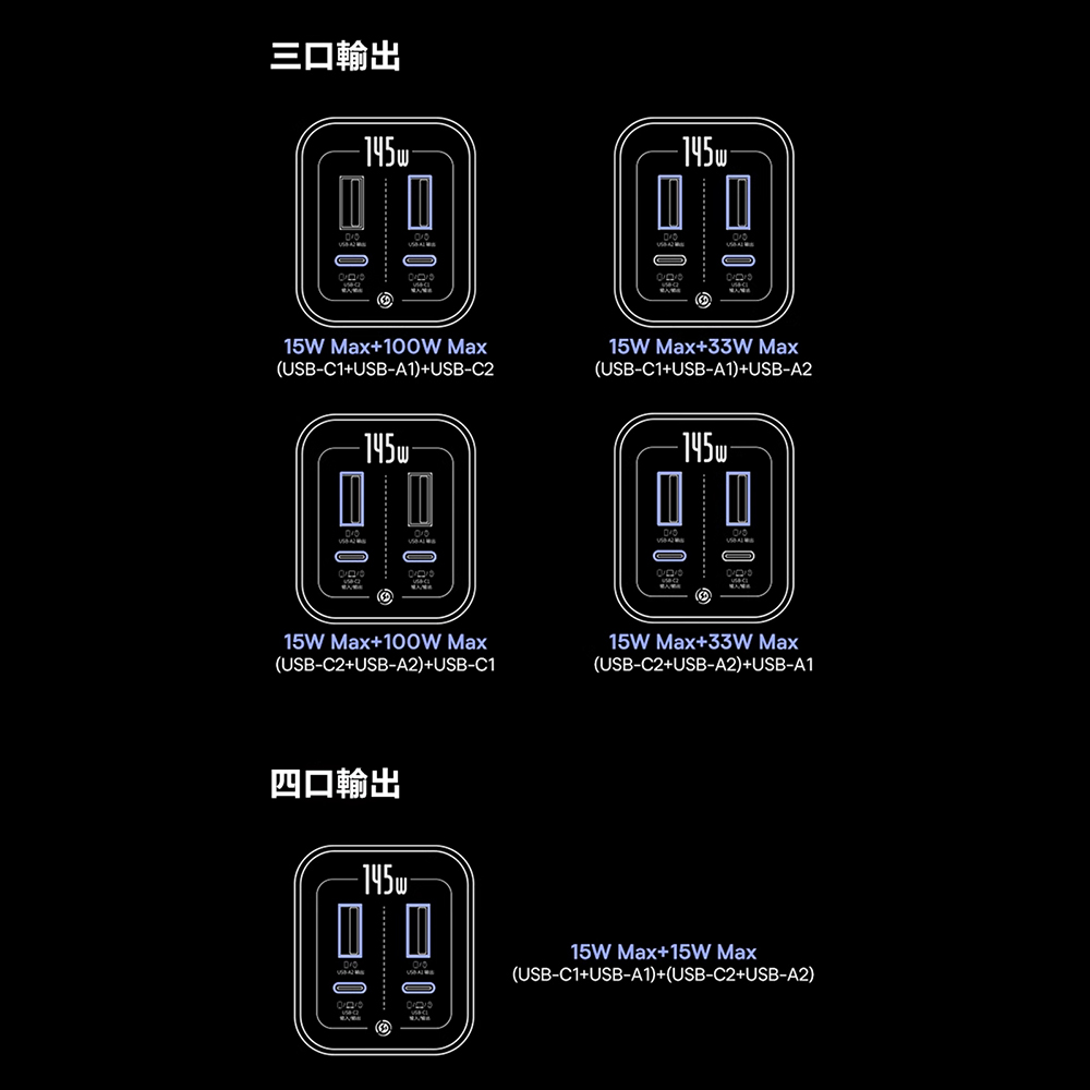 Baseus EnerGeek GP12 Digital Display fast charging power bank 0800mAh 77Wh 145W PPAP20E5, , large