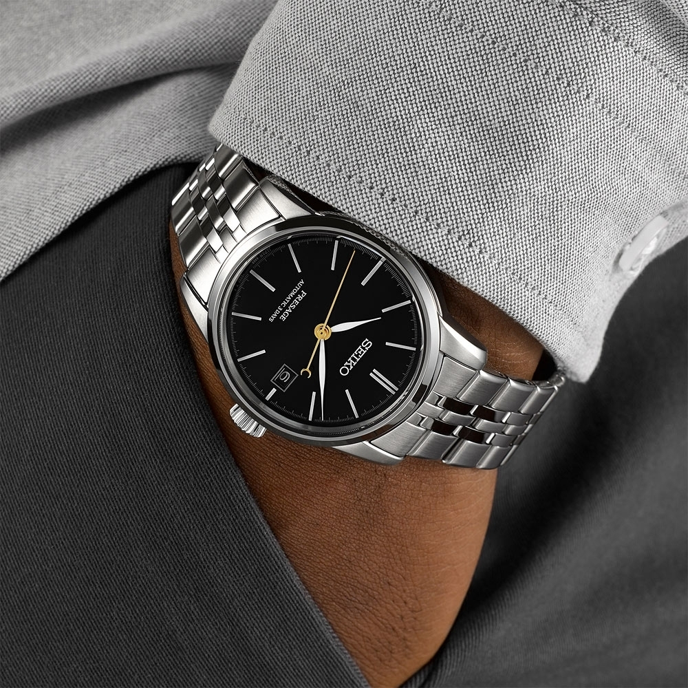 SEIKO 精工 Presage 職人系列 三日鍊 漆藝機械錶 SPB405J1/6R55-00C0D, , large