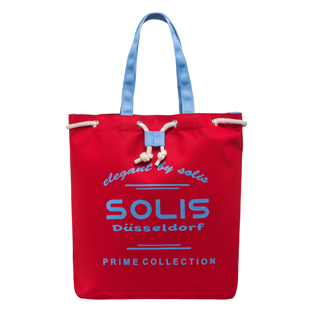 SOLIS 調色盤系列撞色三用托特包-櫻桃紅