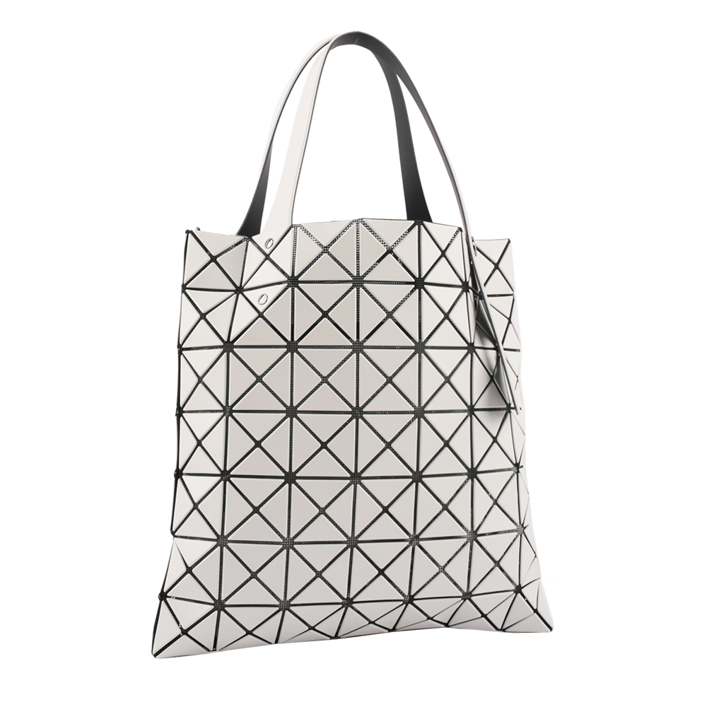 ISSEY MIYAKE BAO BAO PRISM 7X7 啞光霧面手提包/淺灰色, , large