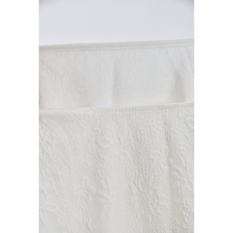 (S) epabis質感圓領白色長袖上衣二手衣, , large