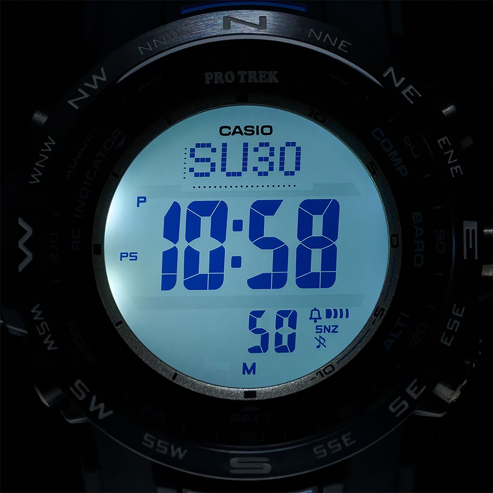 CASIO 卡西歐 PROTREK 戶外多功能太陽能電波手錶 登山錶 氣壓高度溫度 PRW-35Y-2, , large