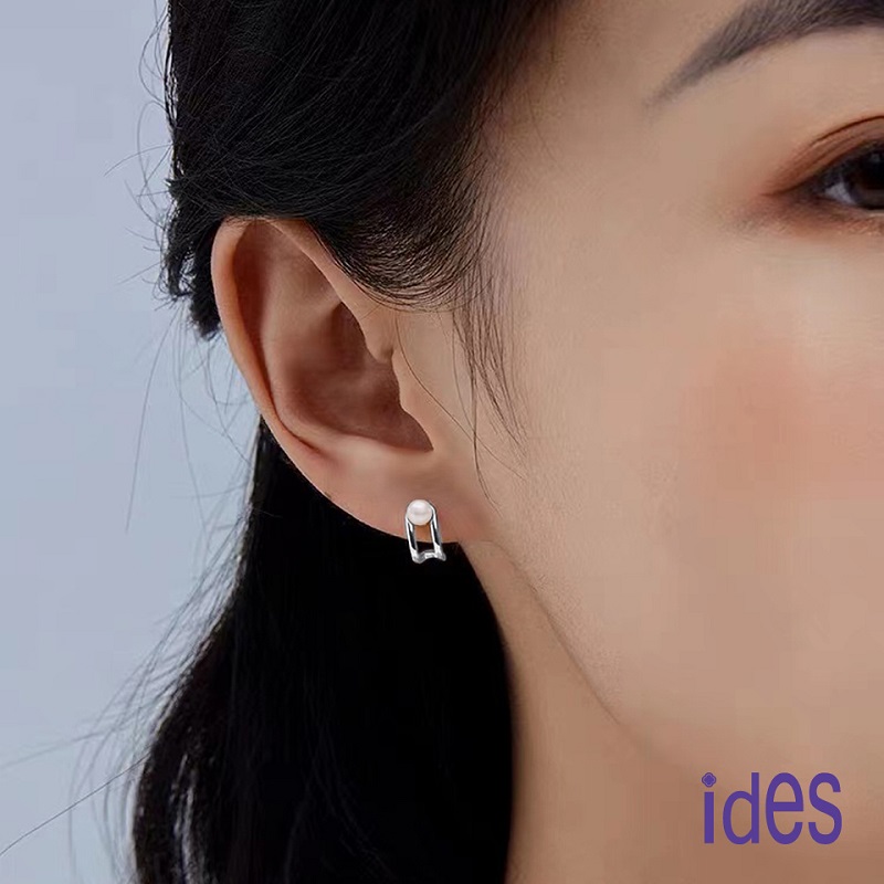 [ides愛蒂思]日本設計AKOYA上乘系列正圓無瑕天然珍珠耳環6-6.5mm/優雅OL, , large