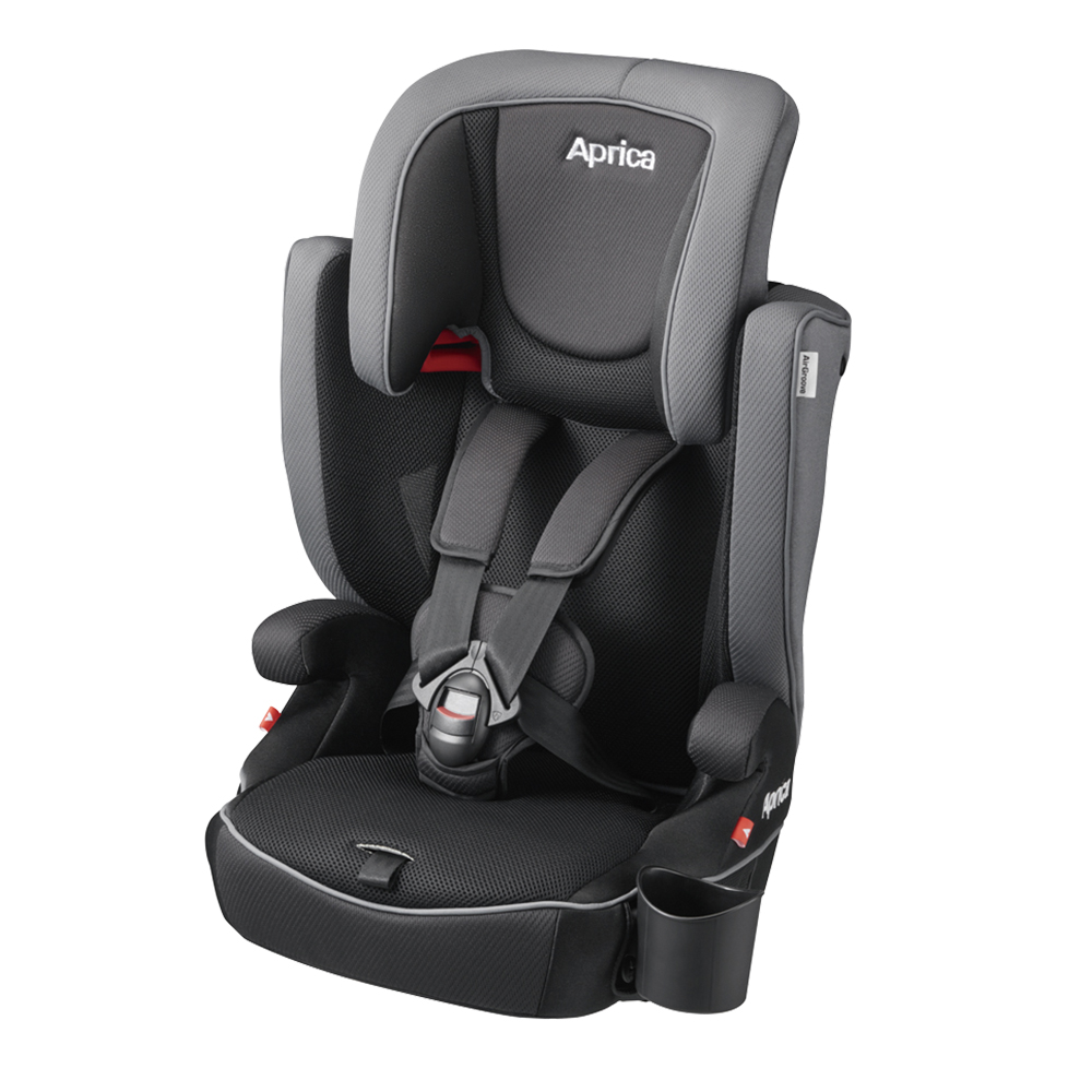 【Aprica】 AirGroove Special Seat 2-12Y Belt Car Seat-Grey, , large