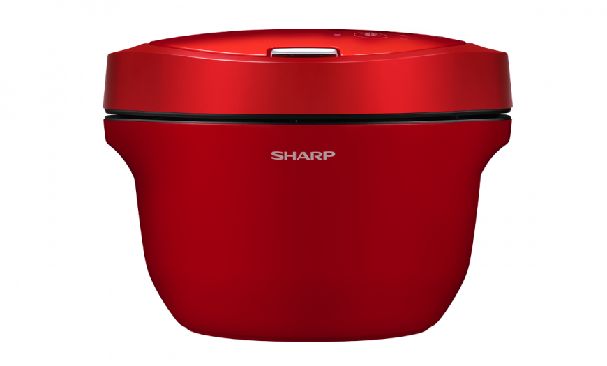 SHARP 夏普 HEALSIO 2.4L 智慧攪拌零水鍋 KN-V24AT-R 紅