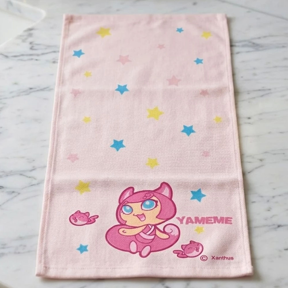 Kaimei Cotton | MIT Cute Dual-Texture (Half-Gauze, Half-Cotton) Yameme Children&rsquo;s Towel, , large