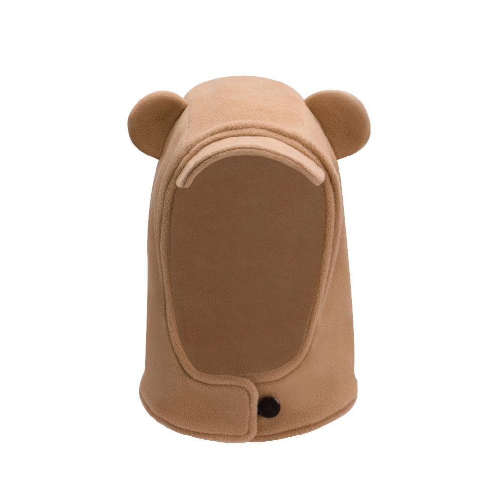 ｜藍｜熊熊護耳保暖帽(兒童款), , large