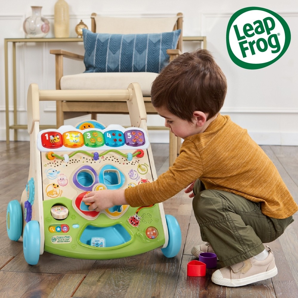 【LeapFrog】木質二合一觸控學步車, , large