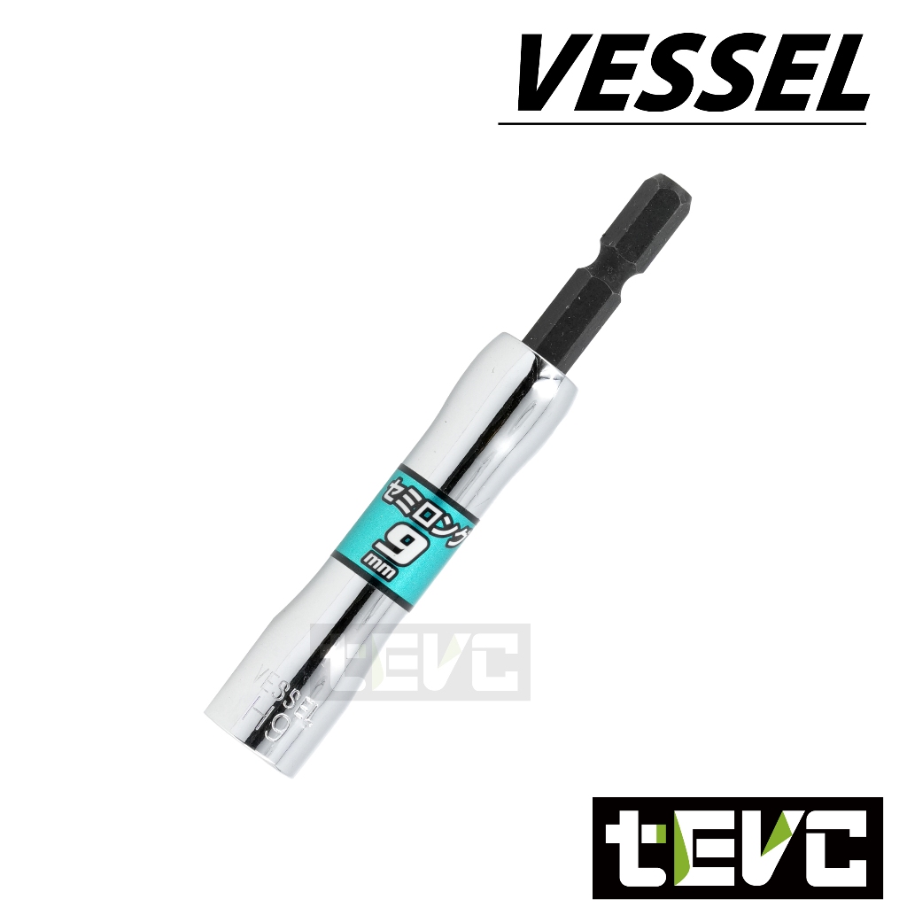 "tevc"Japan VESSEL Hexagon Shank SL Series 40V Screwdriver Socket High Torque -7mm, , large