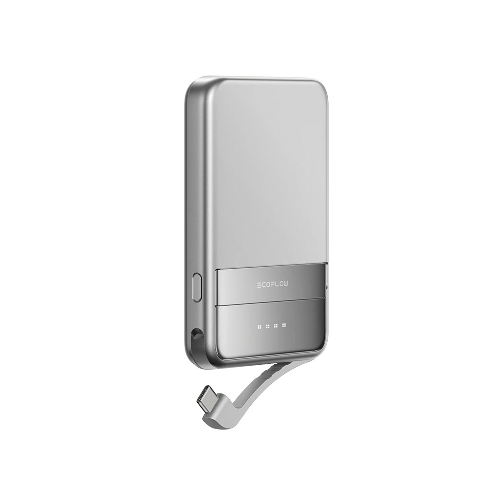 【固士特】EcoFlow RAPID 快充磁吸行動電源(5000mAh) Qi2.0認證_黑色, , large